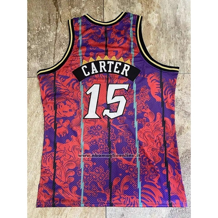 Maglia Toronto Raptors Vince Carter #15 Special Year of The Tiger Rosso